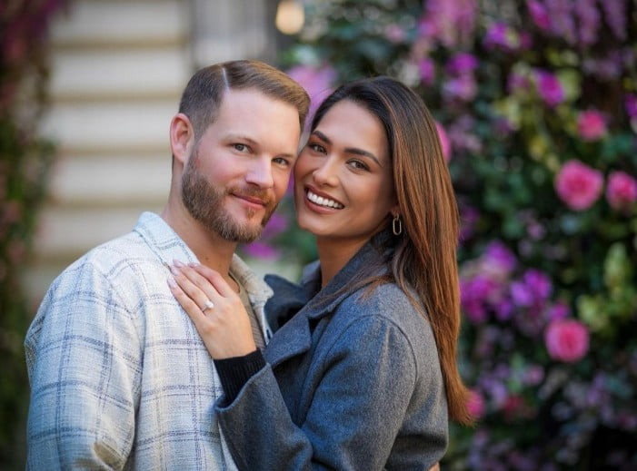 Andrea Meza With Her Boyfriend, Now Fiancé Ryan Proctor