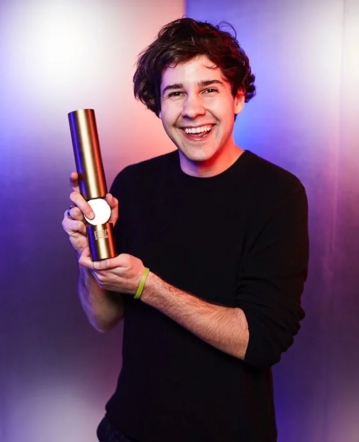 David Dobrik With His People's Choice Award